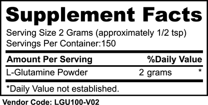 L-Glutamine Powder - VitaFuel
